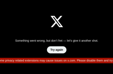 X (Twitter) down
