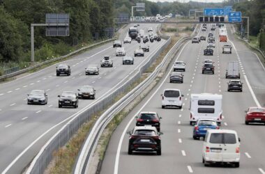 Durchschnittsgeschwindigkeit auf der Autobahn gesunken