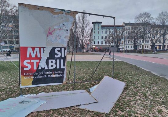 BKA verzeichnet über 7.000 Sachbeschädigungen zur Bundestagswahl