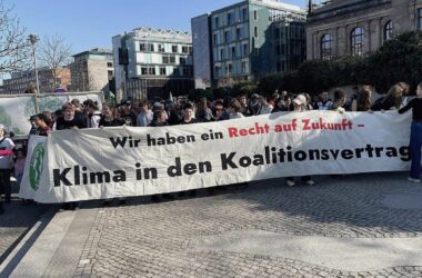 Fridays for Future protestieren für Klimaschutz im Koalitionsvertrag