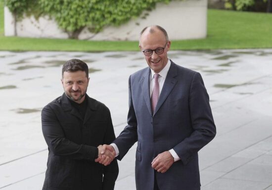 Selenskyj von Merz im Kanzleramt empfangen