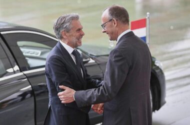 Niederländischer Regierungschef im Kanzleramt empfangen