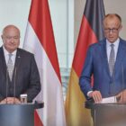 Merz dankt Österreichs Bundeskanzler für Zusammenarbeit an Grenze