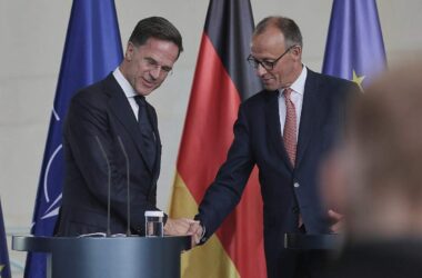 Nato: Merz verurteilt bei Rutte-Besuch Laser-Angriff Chinas