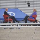 "Sommerinterview" mit Bas begleitet von Protesten aufgezeichnet