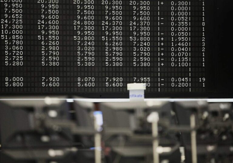 Dax lässt geringfügig nach - Handelsvolumen bleibt dünn