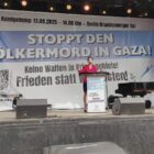 Wagenknecht wirft Israel bei Gaza-Demo "Vernichtungskrieg" vor
