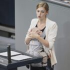 Steinmüllers Bundestagsrede mit Baby war spontane Aktion