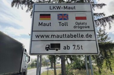 Weniger mautpflichtige Lkws auf Autobahnen