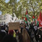 Anti-Israel-Demo vor dem Auswärtigen Amt
