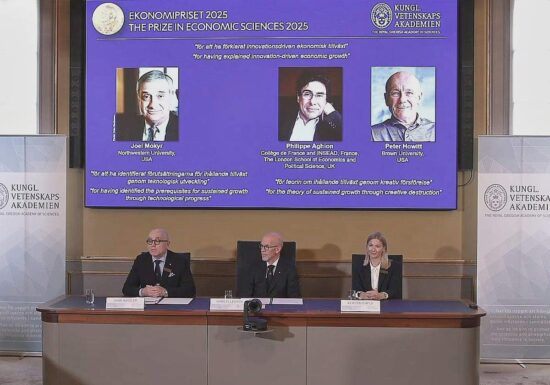 Wirtschaftsnobelpreis für Forschungen zu Wirtschaftswachstum