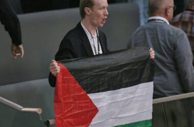 Wieder Pro-Palästinenser-Protest im Bundestag