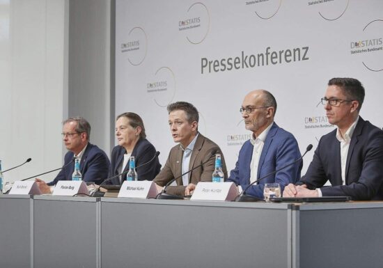 Deutsche Wirtschaft 2025 leicht gewachsen