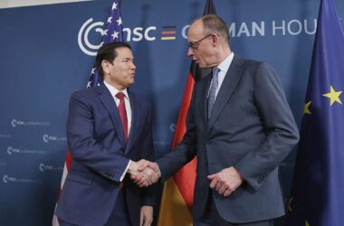 Merz mit US-Außenminister zusammengetroffen