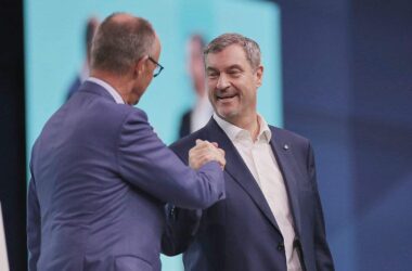 Söder lobt Merz als "unseren Trumpf bei Trump"