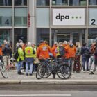Gewerkschaft mit Streik bei dpa zufrieden