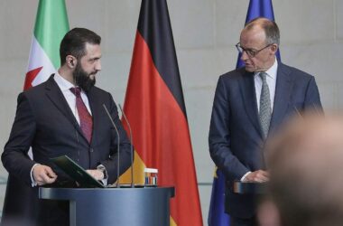 Merz sagt Syrien Unterstützung beim Wiederaufbau zu