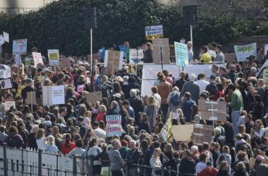 Demo vor dem Bundestag gegen Kürzungen für Psychotherapeuten