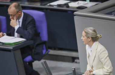 AfD jetzt auch bei Infratest erstmals vor Union
