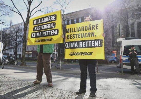 Greenpeace kritisiert wachsende Zahl an Superreichen