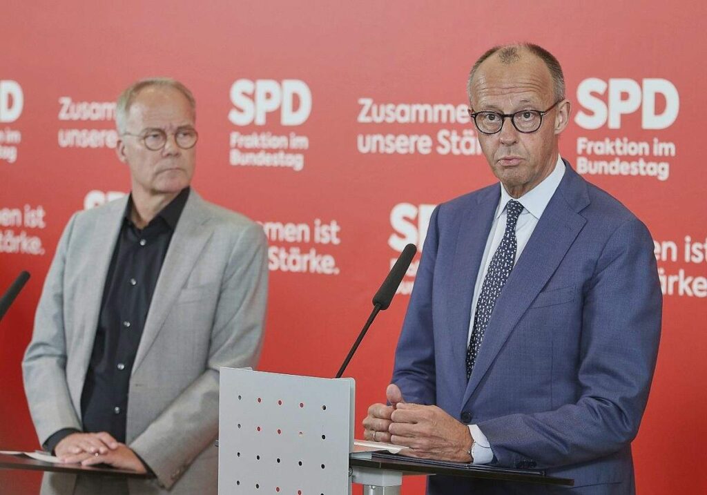 Merz will in SPD-Fraktion für zügige Entscheidungen werben