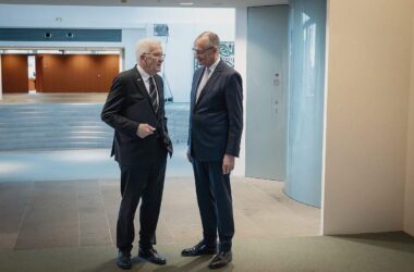 Kretschmann zu Abschiedsbesuch bei Merz