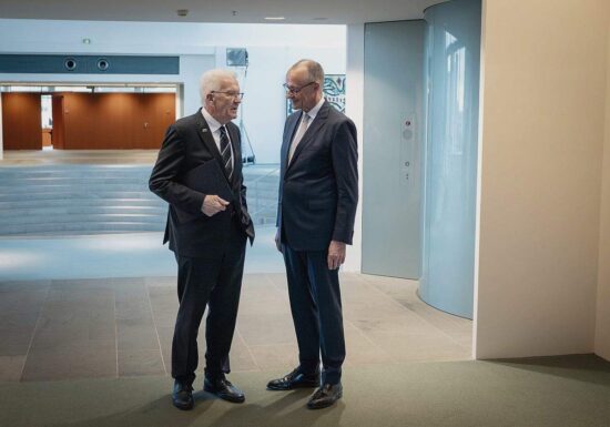 Kretschmann zu Abschiedsbesuch bei Merz