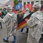 Rund Tausend Teilnehmer bei Stahldemo in Berlin