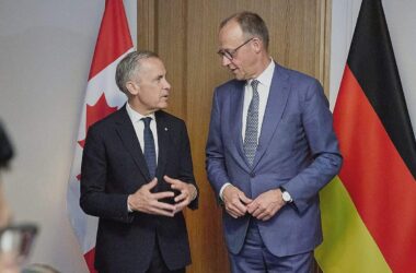 Merz startet letzten G7-Gipfeltag mit Treffen mit Carney
