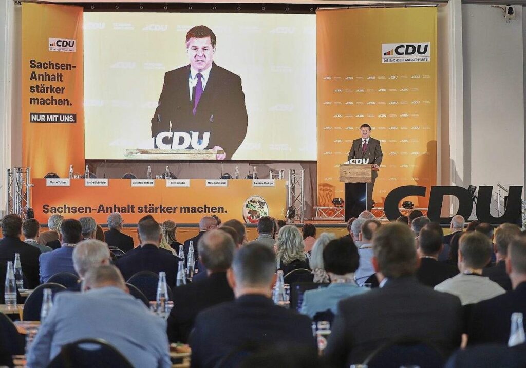 CDU Sachsen-Anhalt läutet auf Parteitag heiße Wahlkampfphase ein