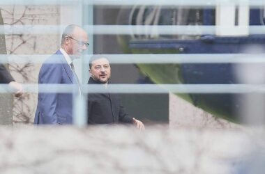 E3 bekräftigen in London Ukraine-Unterstützung