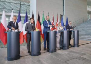 E5-Staaten demonstrieren Geschlossenheit vor Nato-Gipfel