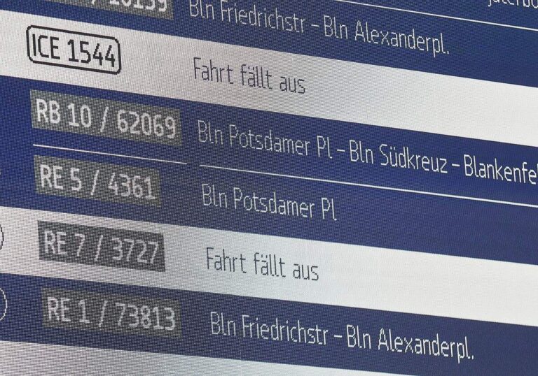 Bahn-Pünktlichkeit im Juni auf historischem Tief