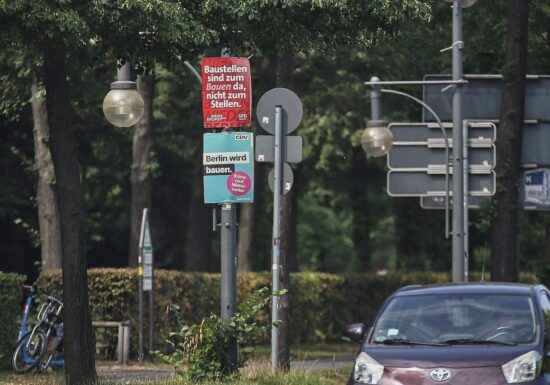 Umfrage: CDU in Berlin wieder knapp vor Linken