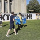 AfD-Protest vor Berliner Volksbühne endet mit Tumult
