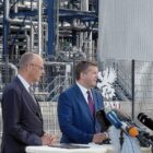 Merz warnt bei "Wahlkampftermin" in Sachsen-Anhalt vor AfD-Wahl